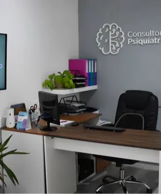 Consultorio luminoso del Centro Marplatense de Salud Mental