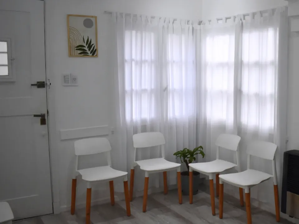 Sala de espera del centro